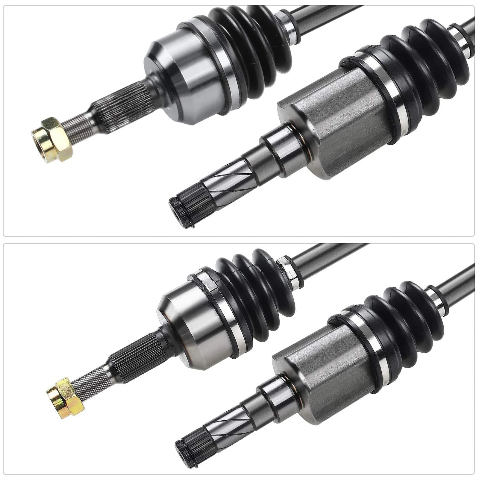 Set of 4 CV Axle Shafts and Wheel Hubs for Chevy Equinox (2005–2010)