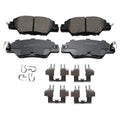 Set of 4 Akebono ProACT Rear Ceramic Brake Pads with Hardware for Mazda CX-5 (2016–2020)