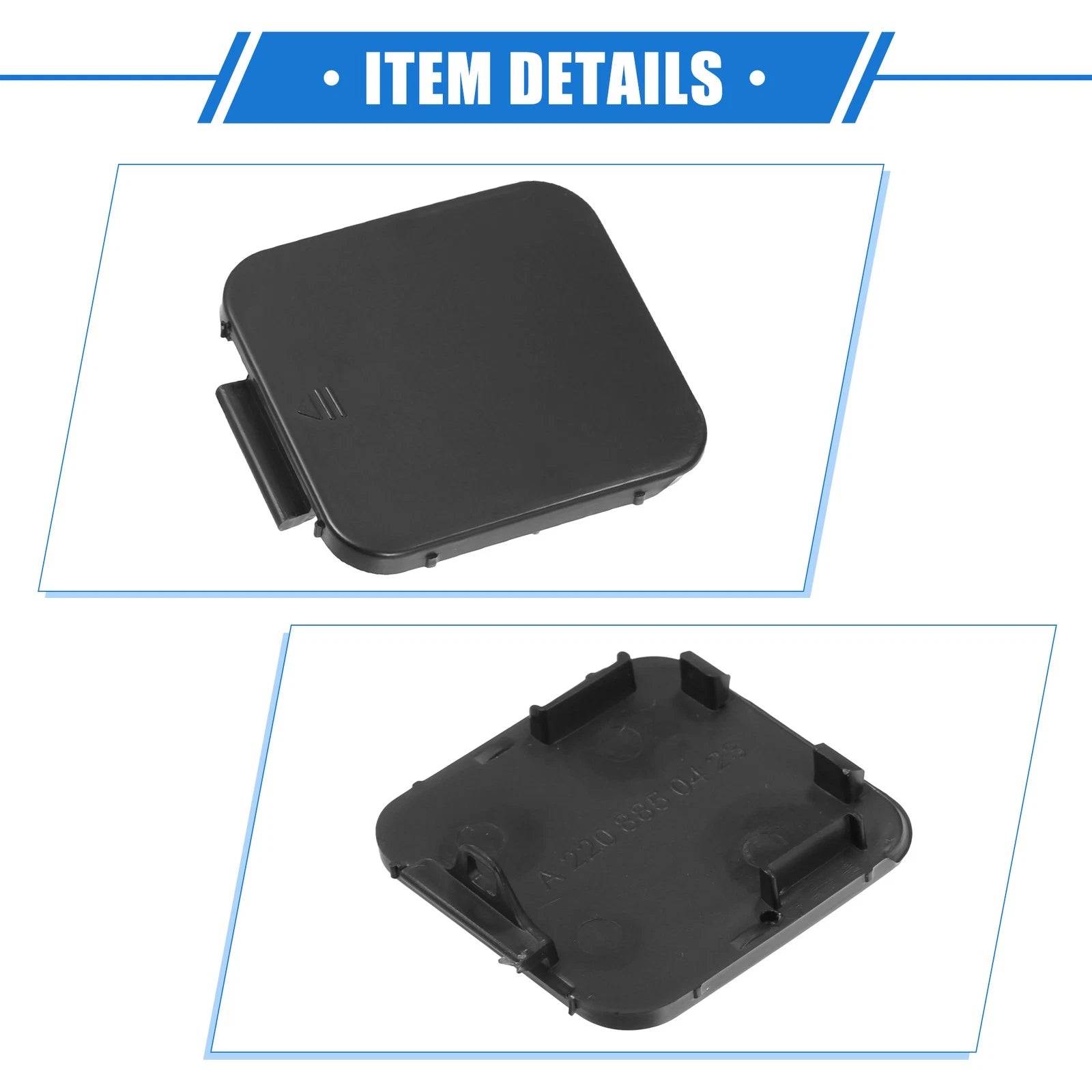 Tow Hook Eye Hole Cover Cap for Mercedes-Benz W220 S500 (2003–2005)