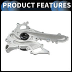Water Pump with Gasket for Mercedes-Benz C400 (2015)