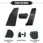 Gas Brake Footrest Pedal Pad for Toyota RAV4 (2019–2023) Aluminum Rubber Black
