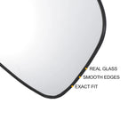 Right Side White Mirror Glass for Dacia Elantra (Non-heated)