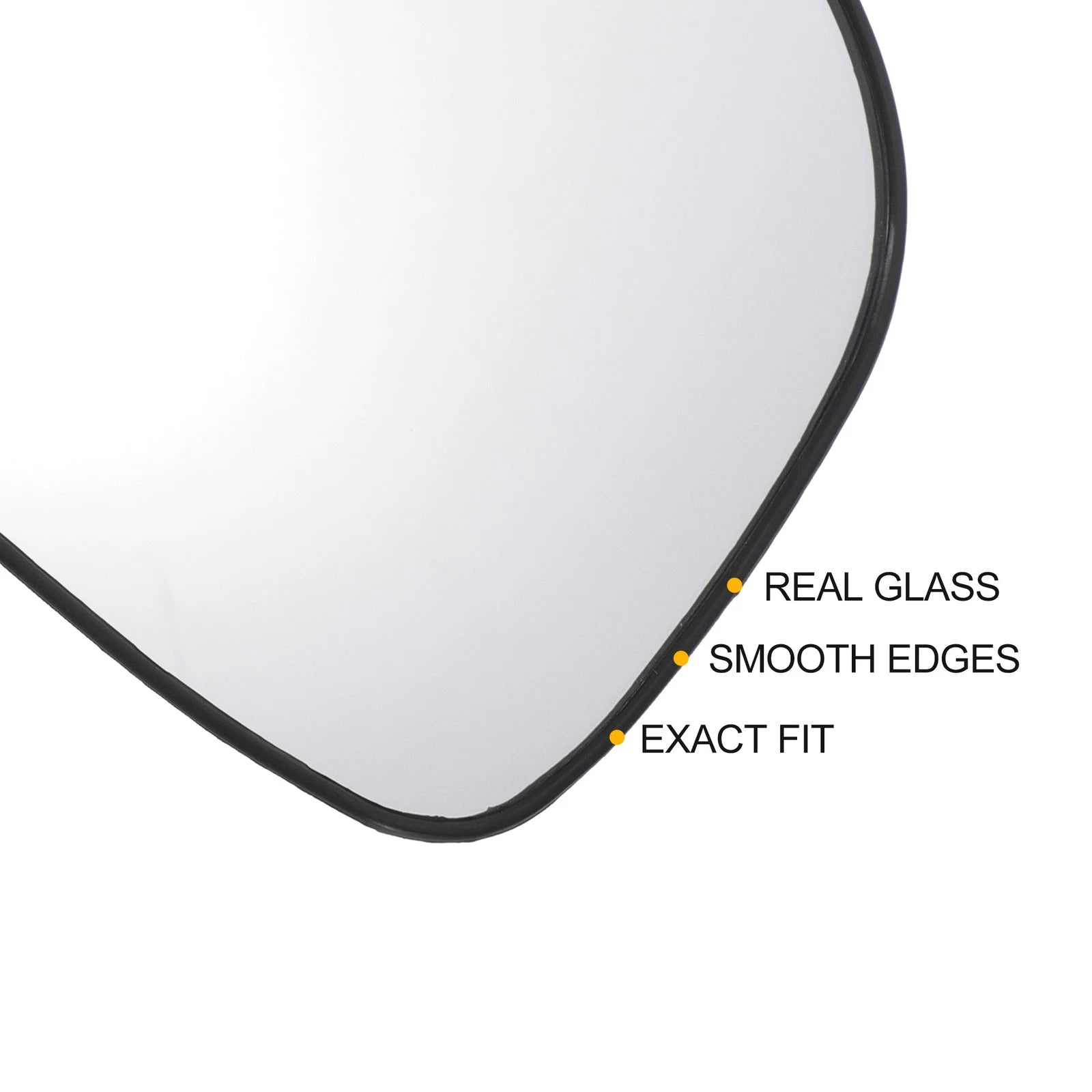 Right Side White Mirror Glass for Dacia Elantra (Non-heated)