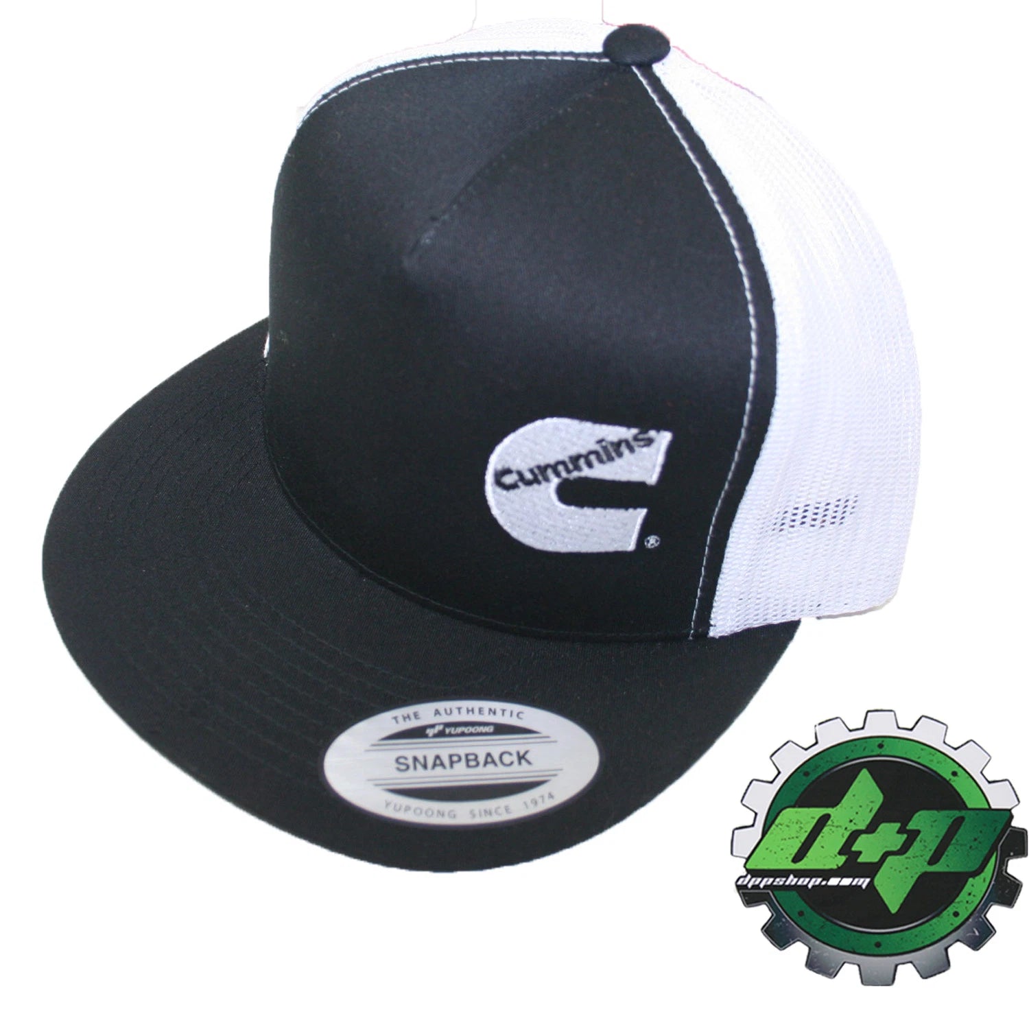 Cummins Trucker Mesh Hat for Trucks (Flat Bill, Snap Back)