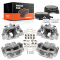 Ceramic Brake Pads & Calipers Set for Jeep WJ Grand Cherokee (1999–2004)