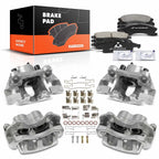 Ceramic Brake Pads & Calipers Set for Jeep WJ Grand Cherokee (1999–2004)