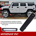 Set of 4 Smoke LED Side Fender Marker Lights for Hummer H2 (2003–2009)