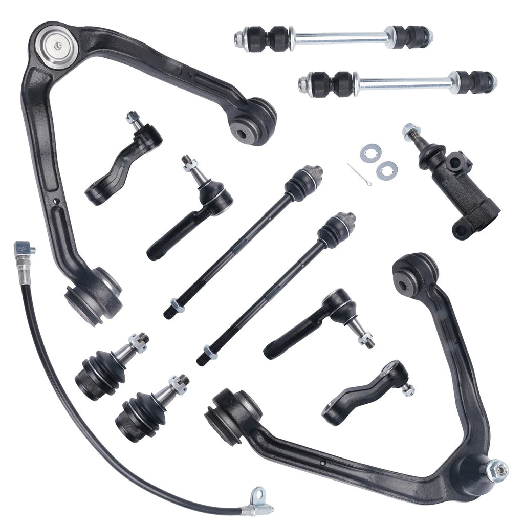 13pc Front Upper Control Arms Suspension Kit for Chevrolet Tahoe GMC Yukon (2000–2006)