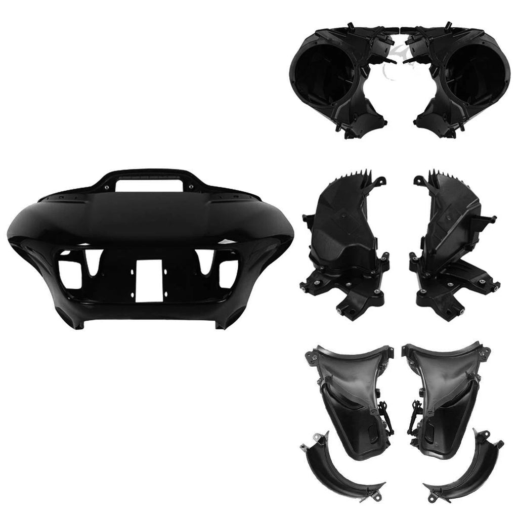 Outer & Inner Fairing Speaker Glove Box Air Duct for Harley Road Glide (2015–2024)