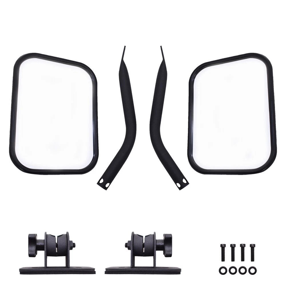 Set of 2 Rearview Mirrors for Jeep TJ JK (1997–2018)
