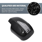 Pair Rearview Mirror Cover Overlay Black Carbon Fiber for Lexus RX330 RX350 (2003)