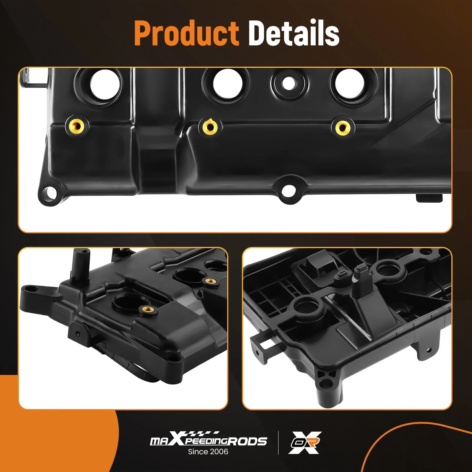 Engine Valve Cover w/ Gasket Kit for Nissan Versa (2007–2012) 13264EM30C