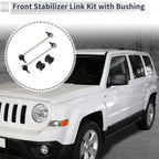 Set of 2 Front Stabilizer Bar Links with Bushings for Jeep Patriot (2007–2017) No.K80258