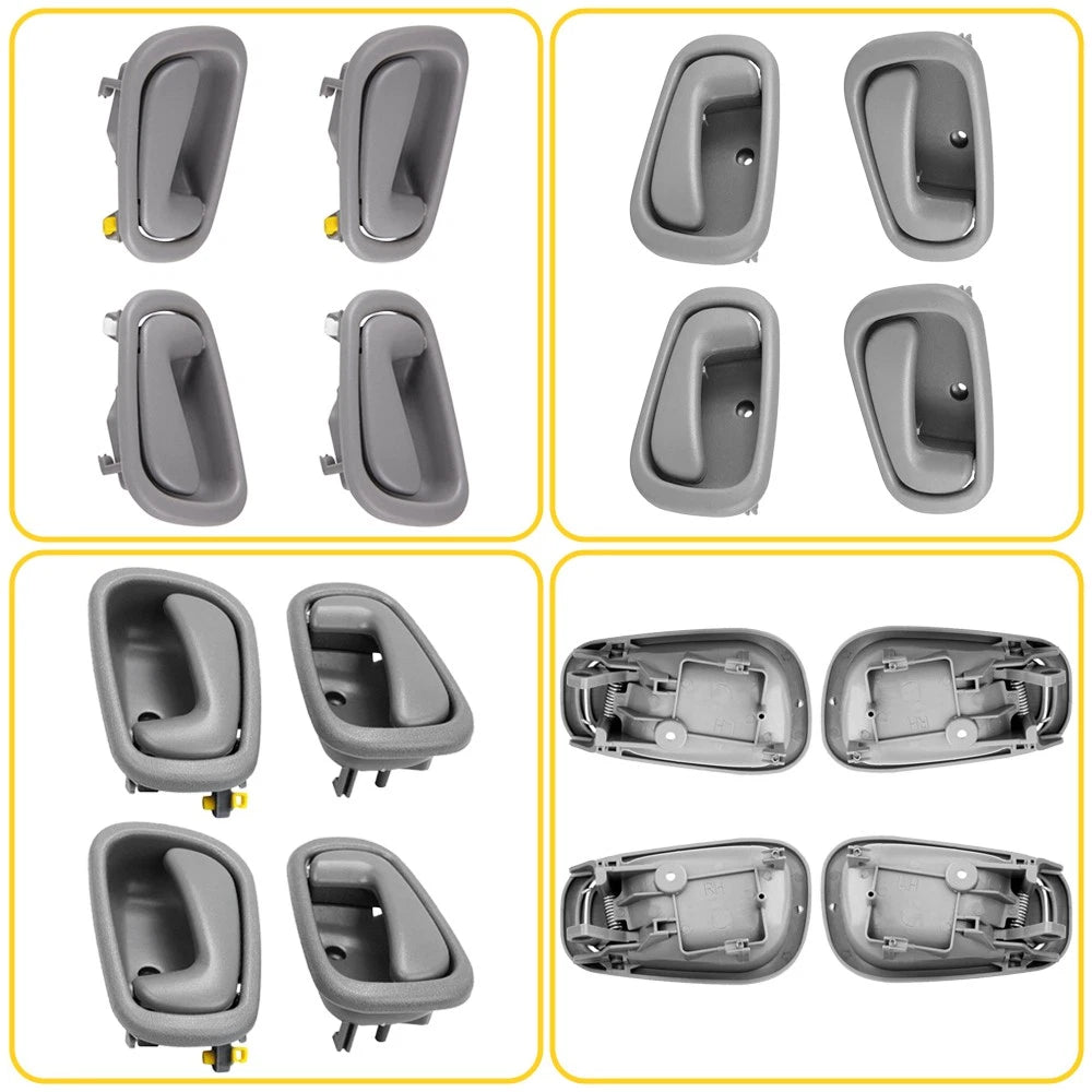 Set of 4 Inside Door Handles for Toyota Corolla (1998–2002)