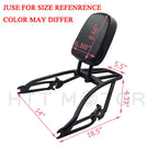 Chrome Sissy Bar Backrest Luggage Rack for Harley Street XG500 XG750 (2015-2021)