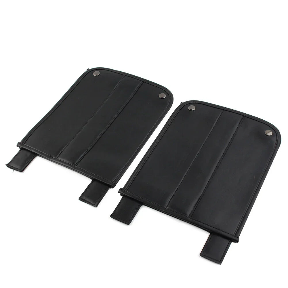Black PU Leather Universal Trike Rear Fender Bra for Harley Roadsmith