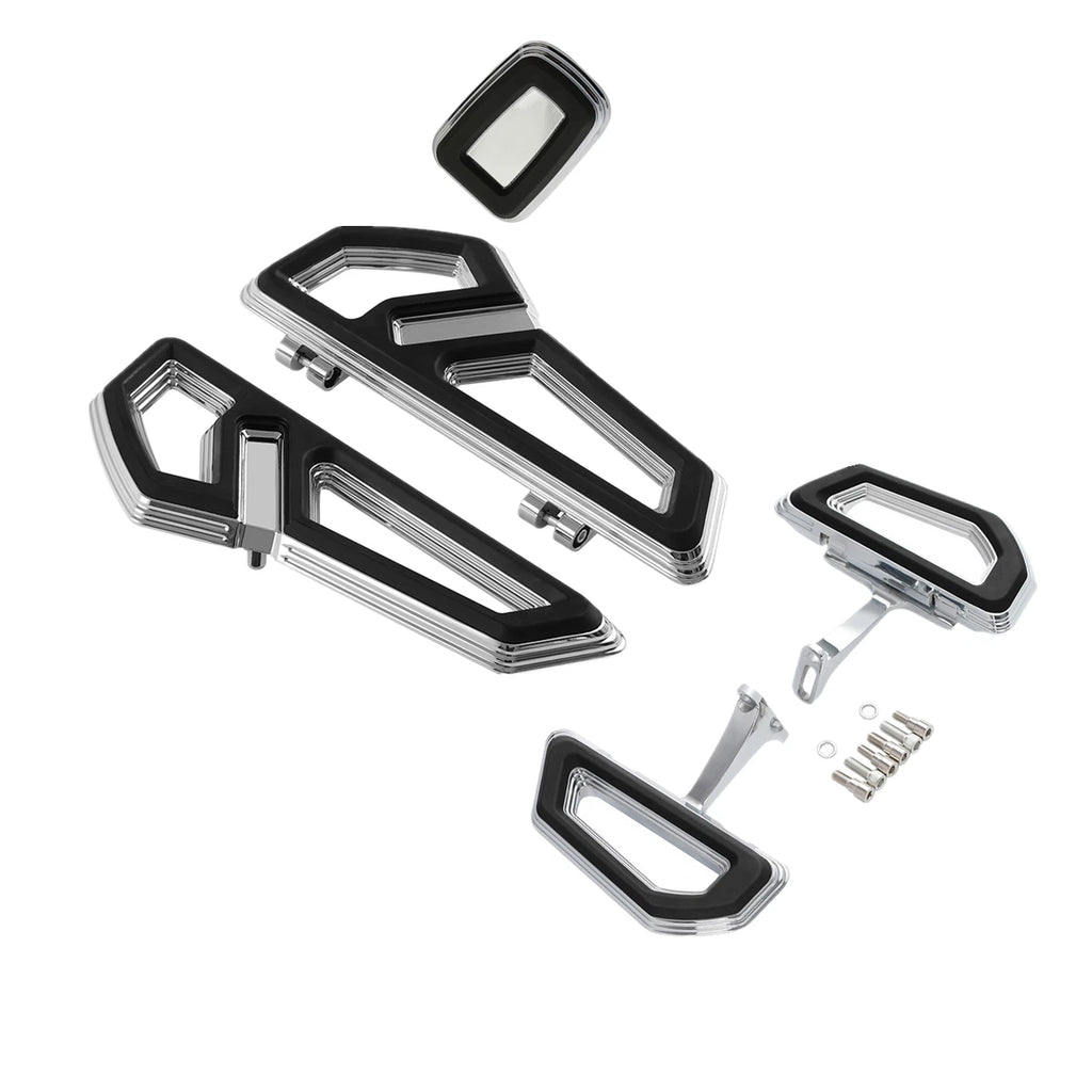 Floorboard & Brake Pedal Pad Set for Harley Road Glide (2000–Present)