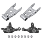 2" Front Drop Knuckles & 3" Rear Shackle for Chevy Silverado GMC Sierra (2007–2013)
