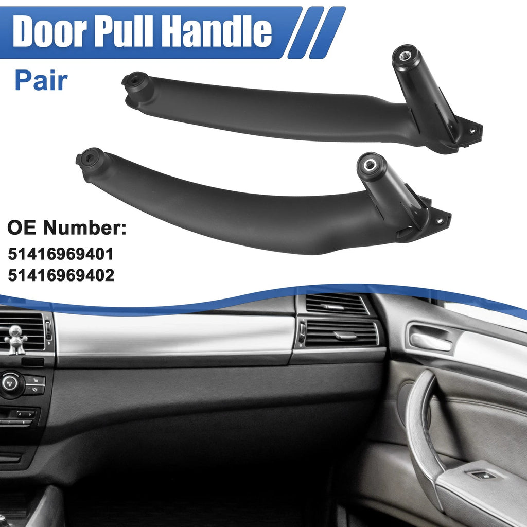 Set of 2 Interior Door Handles for BMW X5 (2007–2013)