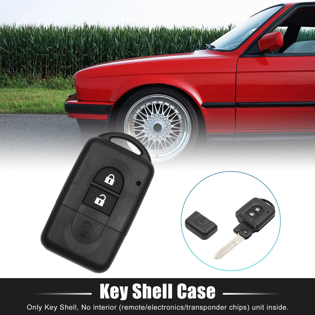Key Fob Shell Case for Nissan Micra, Xtrail, Qashqai (2002–2023)