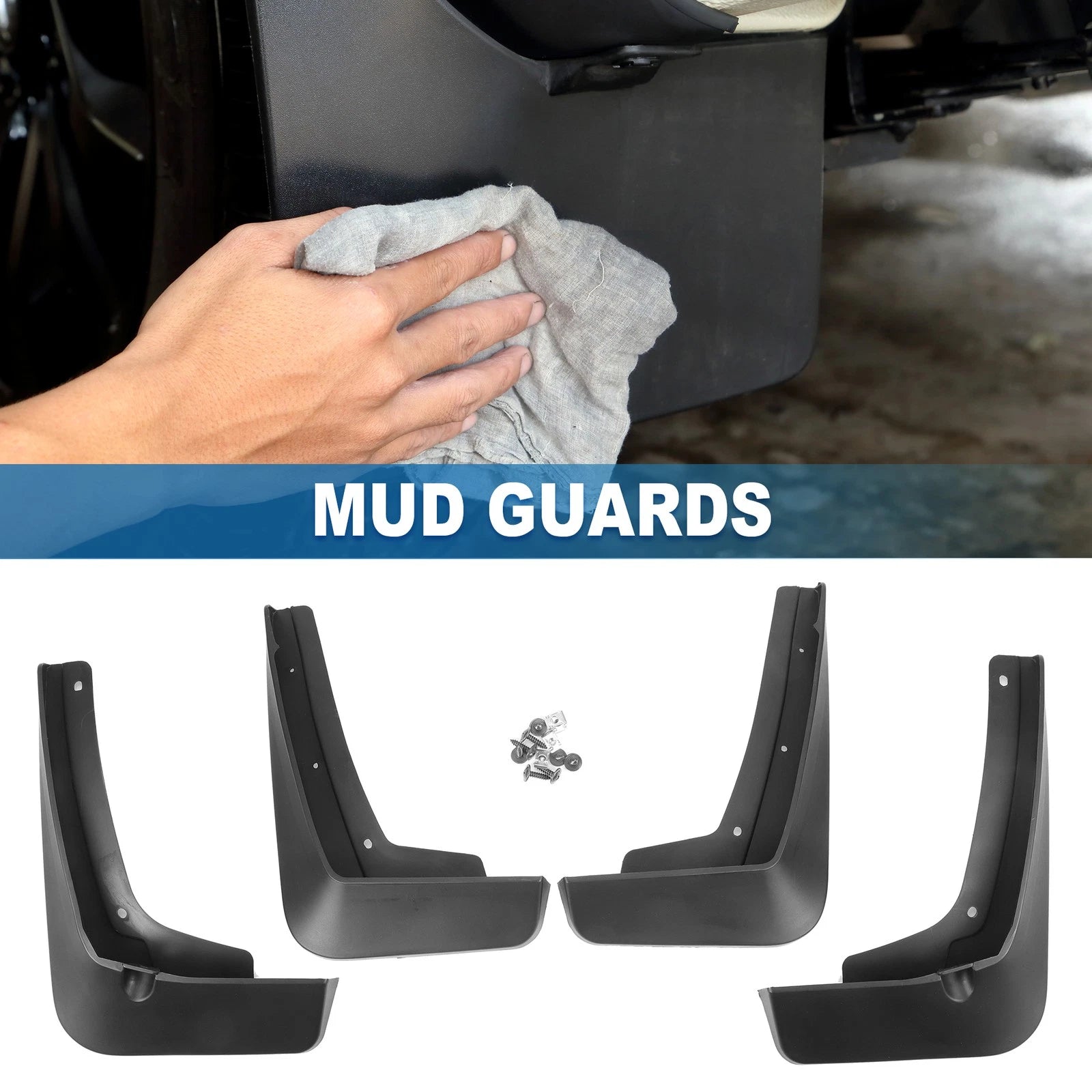 Mud Flap Splash Guard Set for Chevrolet Equinox (2017–2023) 655692321683