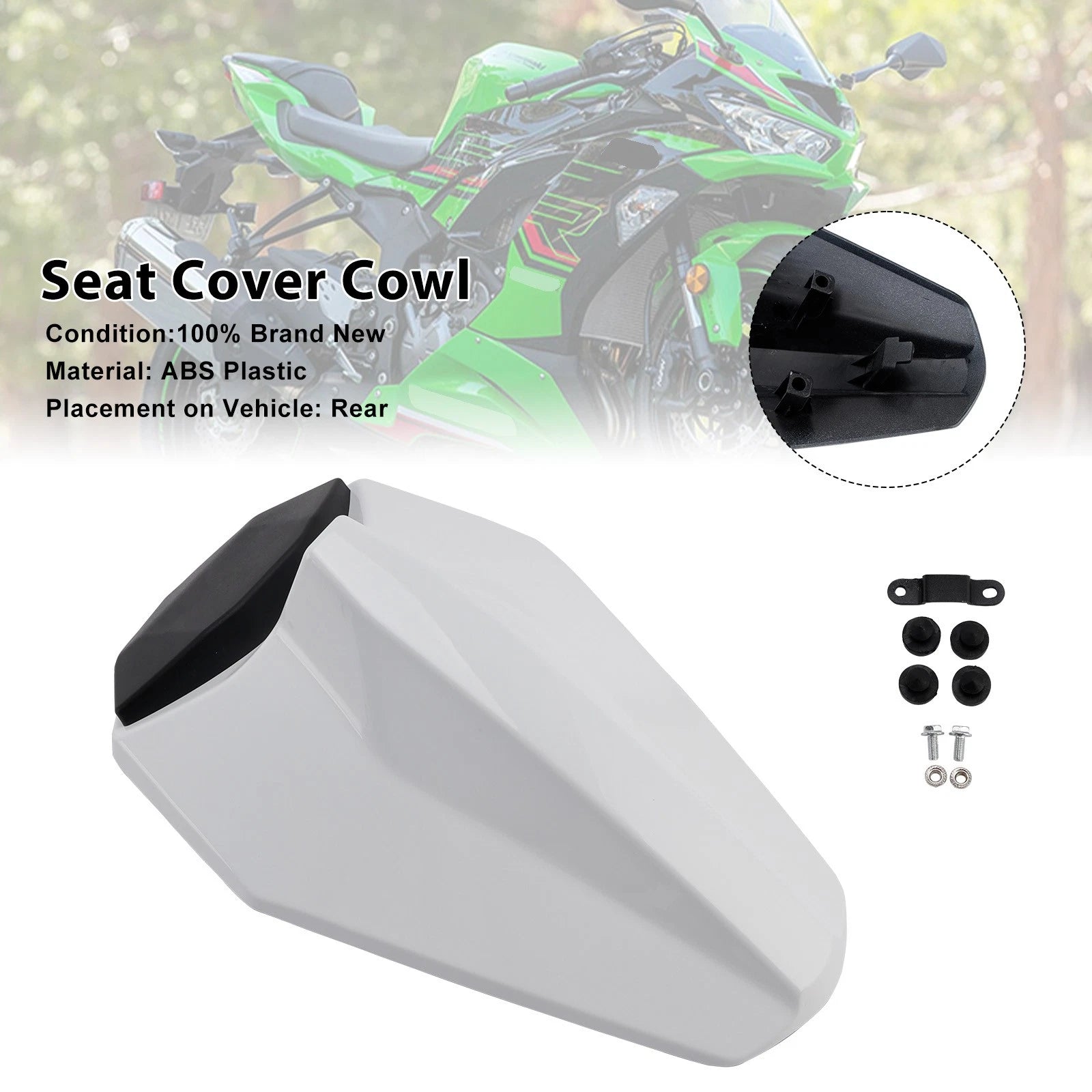 Racing Tail Rear Seat Fairing Cowl for Kawasaki ZX25R ZX4R ZX4RR (2020–2025)