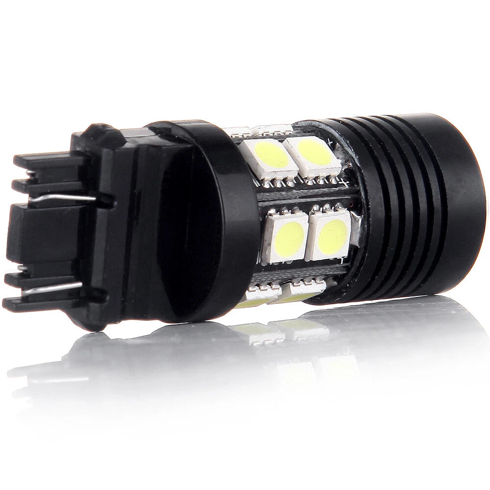 2pc 3157 LED DRL Daytime Running Light Bulbs 12SMD 6000K White