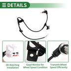 ABS Wheel Speed Sensor for Mazda 323 S (1998–2004) No.B25D4371YB