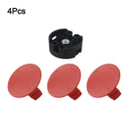 Set of 2 Replacement Red Lids for Bosch AFS23 Lawn Mowers