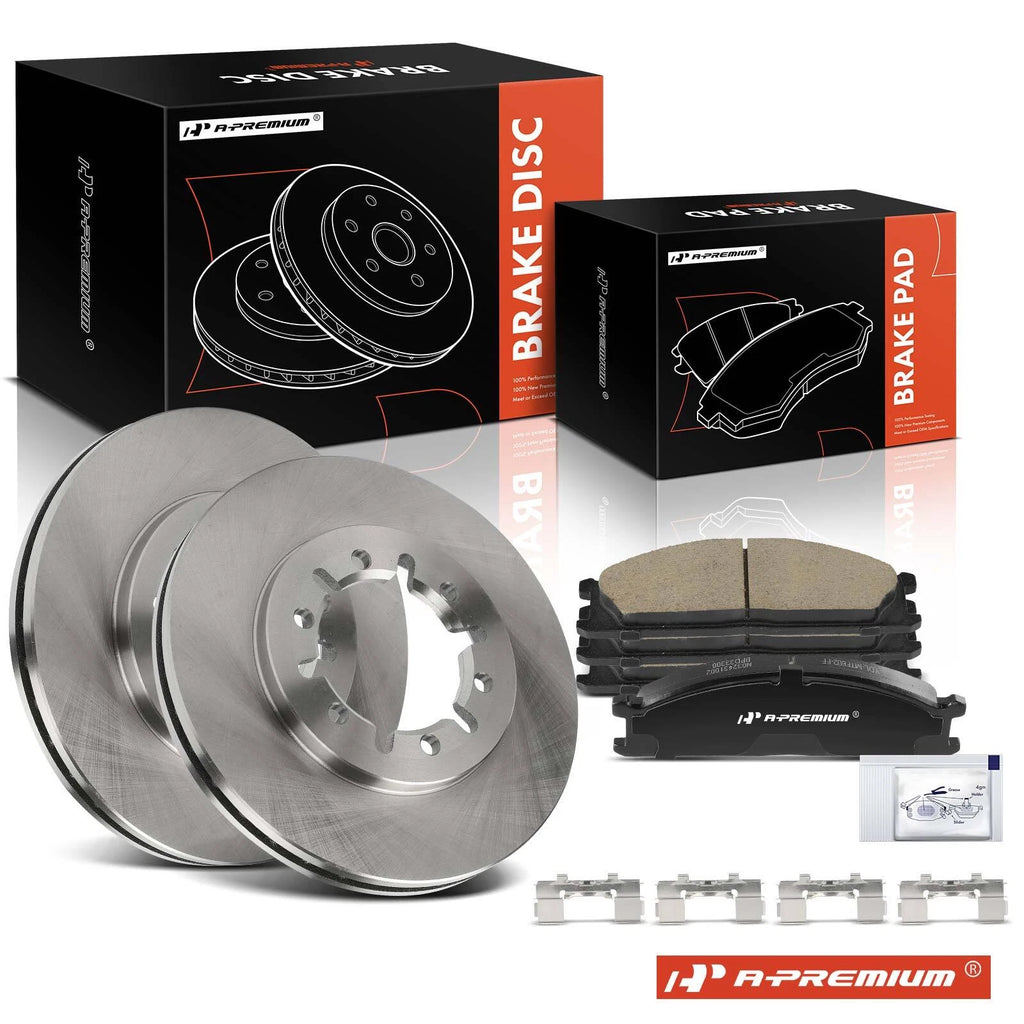 Front Disc Brake Rotors & Ceramic Pads for Nissan Frontier (1998–2004)