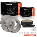 Front Disc Brake Rotors & Ceramic Pads for Nissan Frontier (1998–2004)