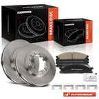 Front Disc Brake Rotors & Ceramic Pads for Nissan Frontier (1998–2004)