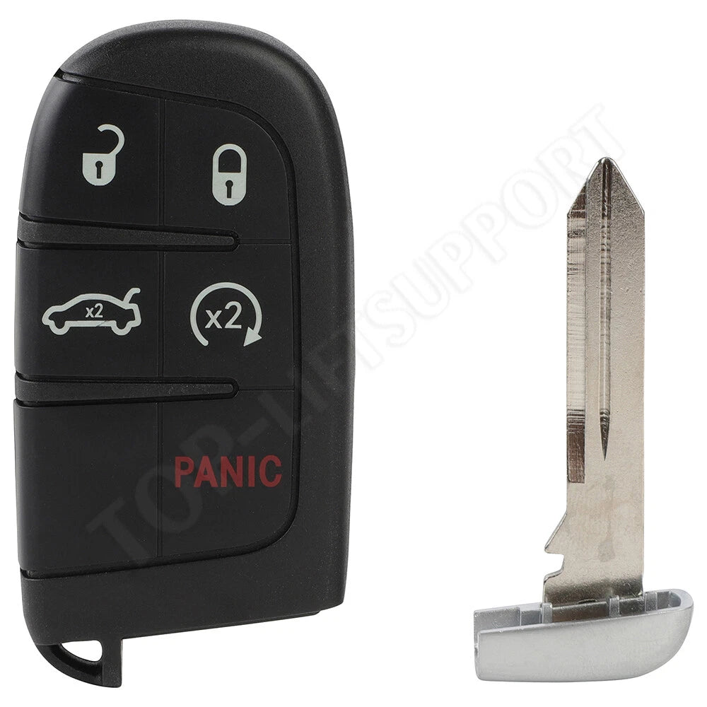 Smart Remote Key Fob for Chrysler 200 300 Dodge Challenger (2015–2017)