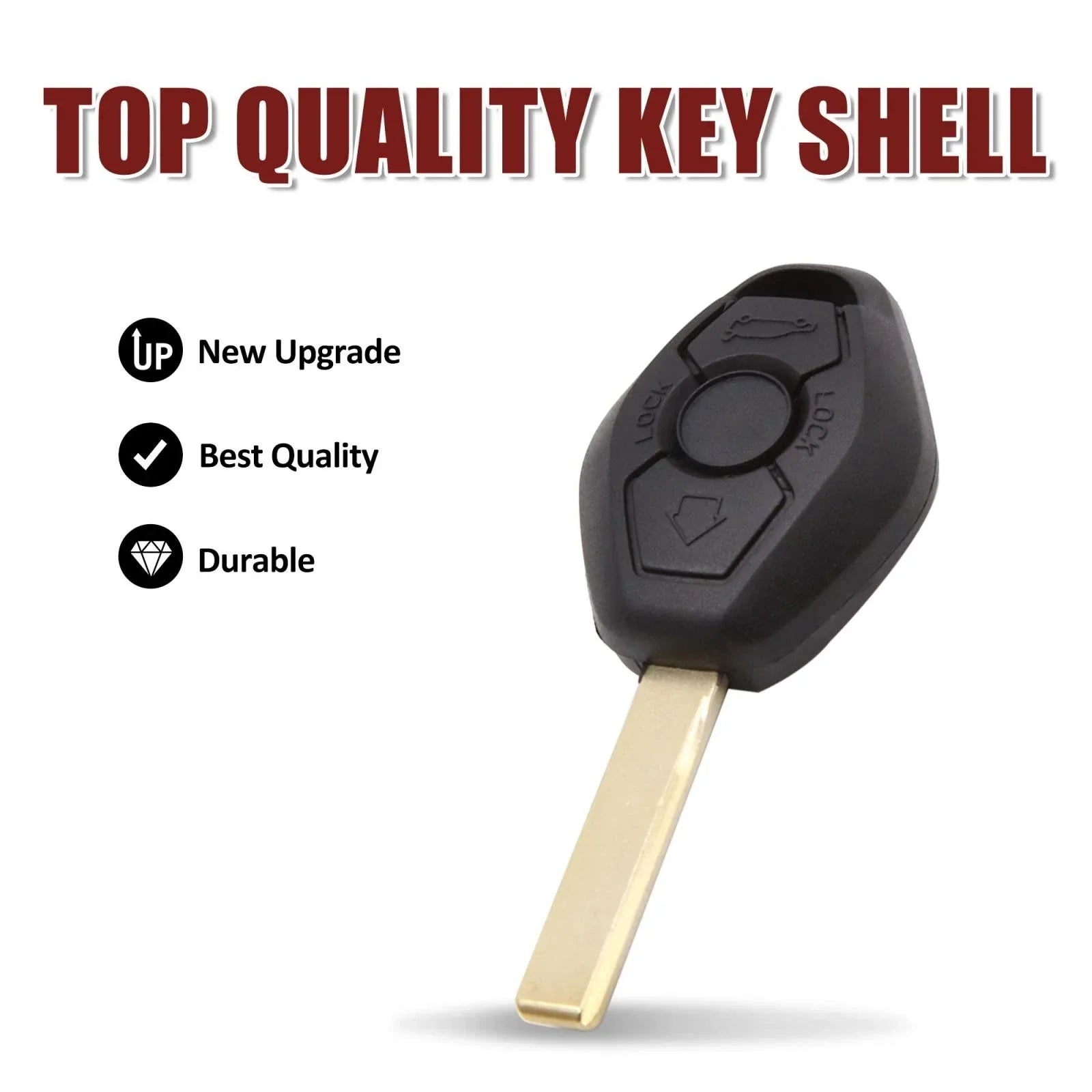 Shell Case for BMW 3/5/7 Series E38/E39/E46/E81 Key Button