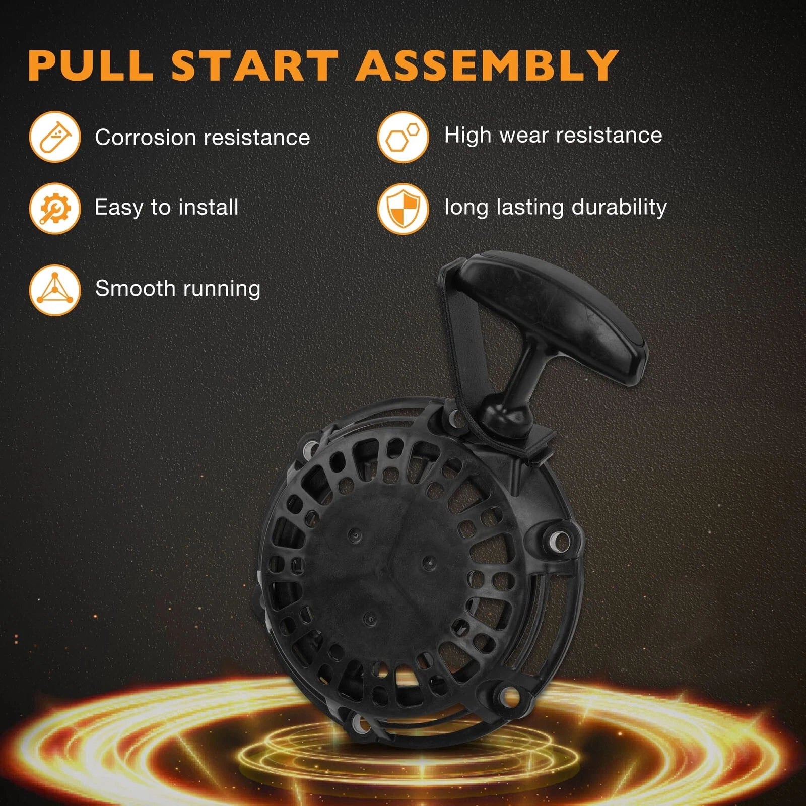 Recoil Pull Starter Assembly for Champion Inverter Generator RYi2300 (2017-2023)