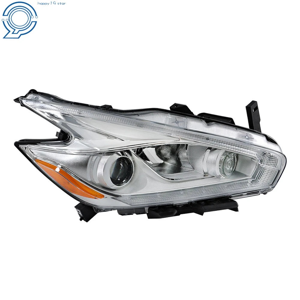 Halogen Headlight with LED DRL Projector Chrome for Nissan Murano (2017)