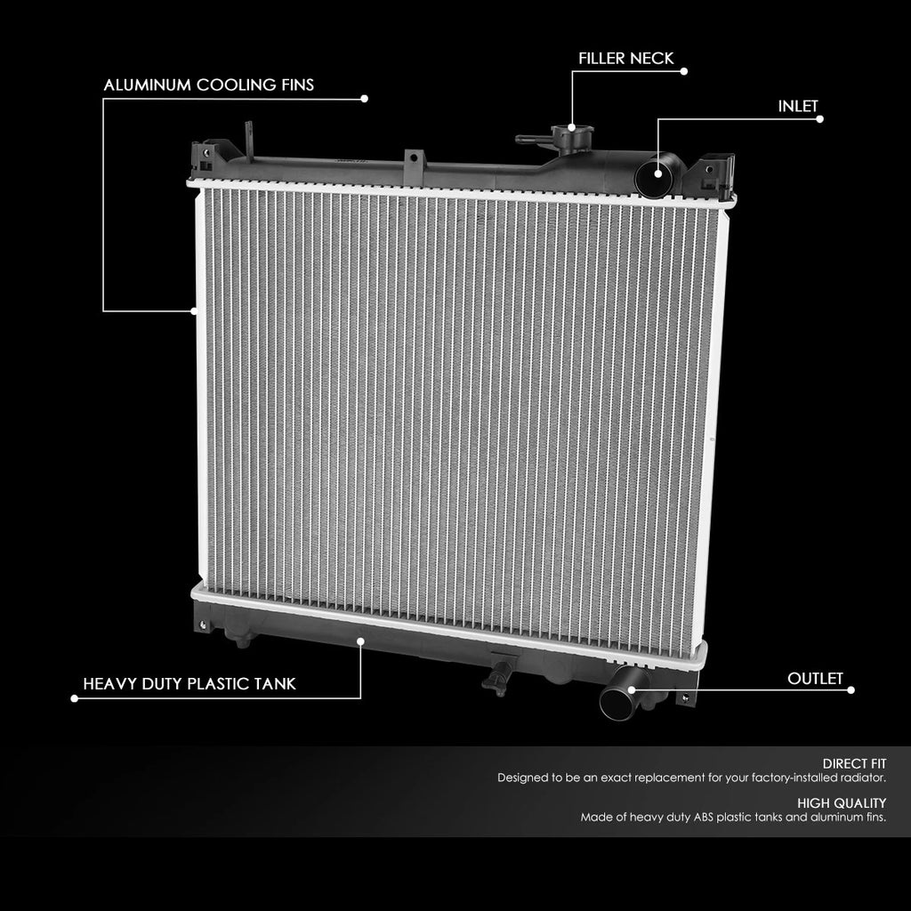Aluminum Core Radiator for Suzuki Vitara 1.6L MT (1999–2002) DPI 13028