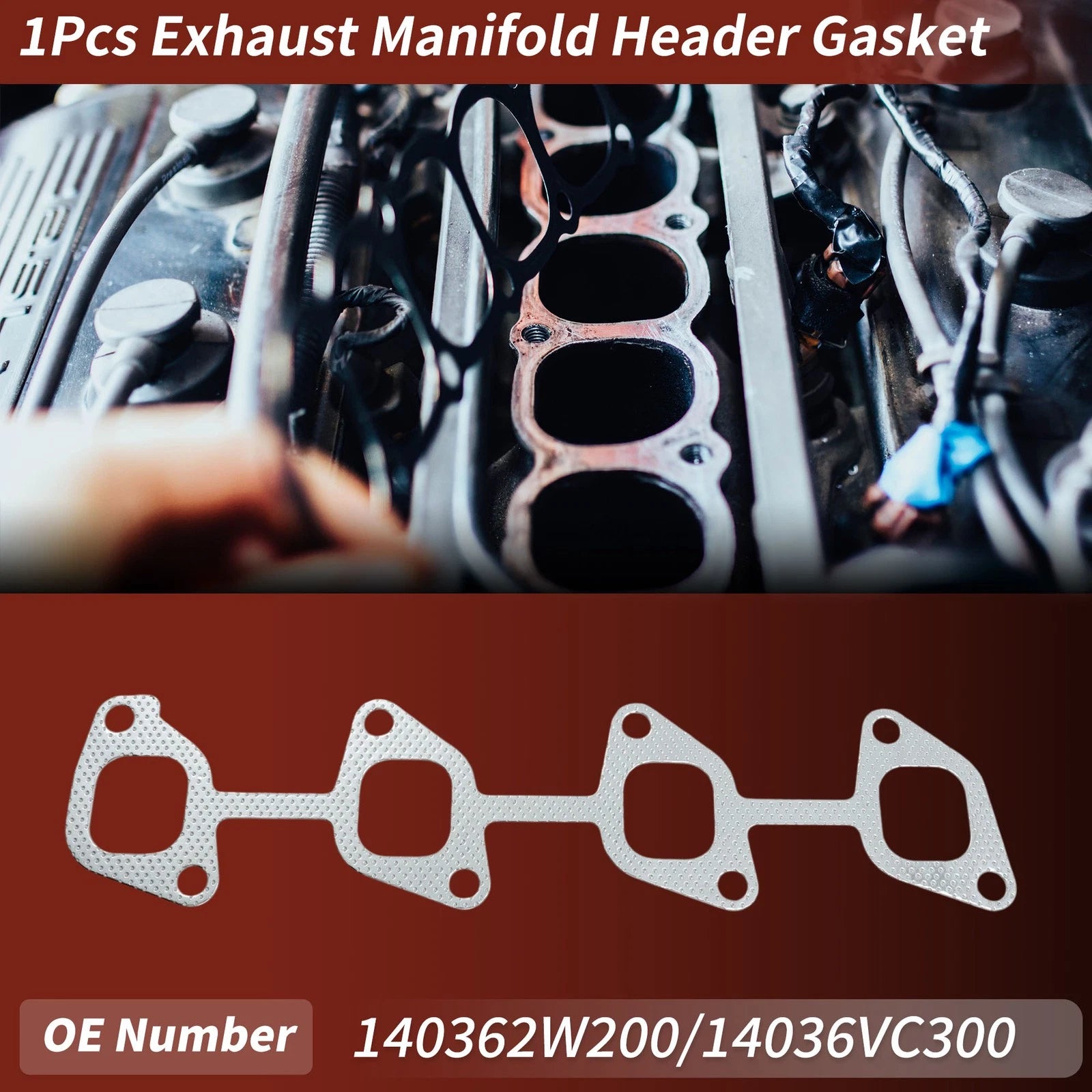 Exhaust Manifold Header Gasket for Nissan Patrol Diesel (2000–2025) No. 140362W200