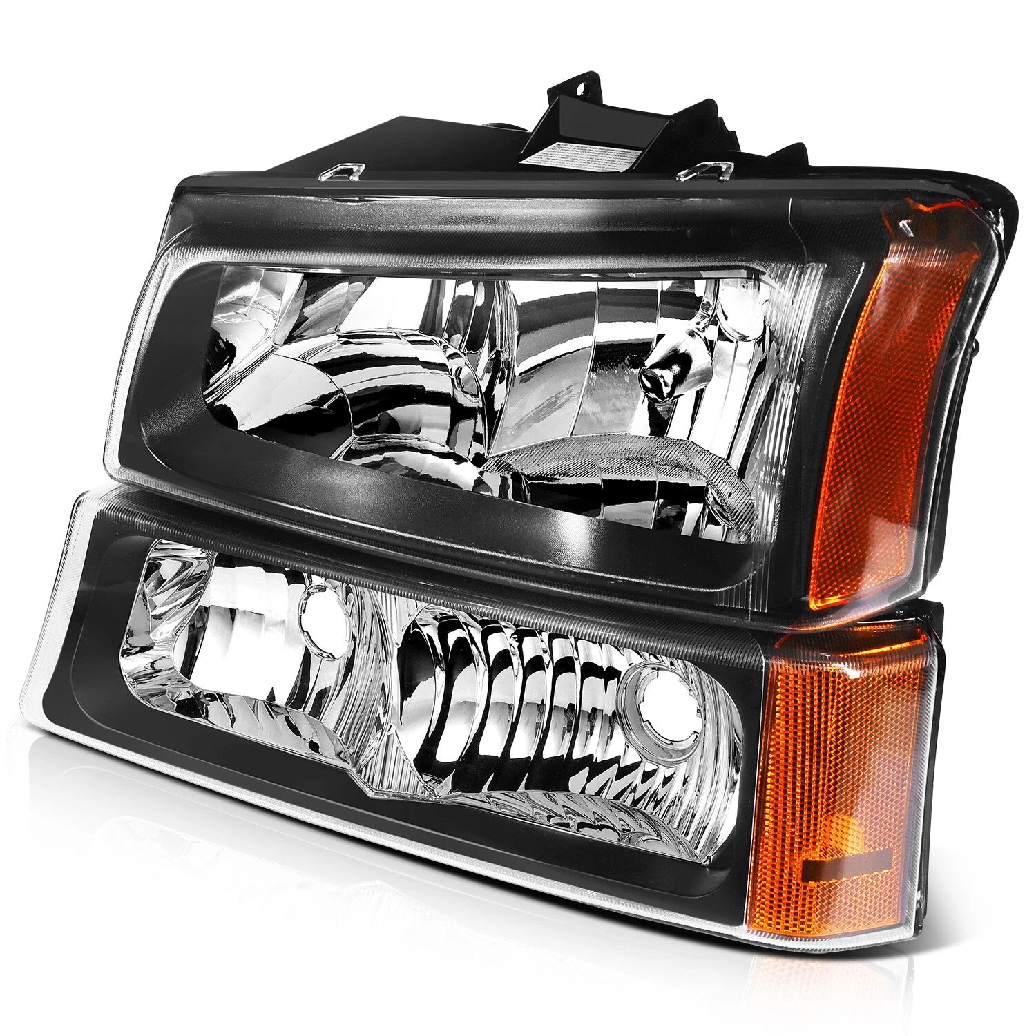 Headlight Assembly Set of 2 for Chevy Avalanche (2003–2006)