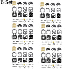 Set of 6 Carburetor Diaphragm Gasket Kit K10-WAT for Walbro WA WT Series