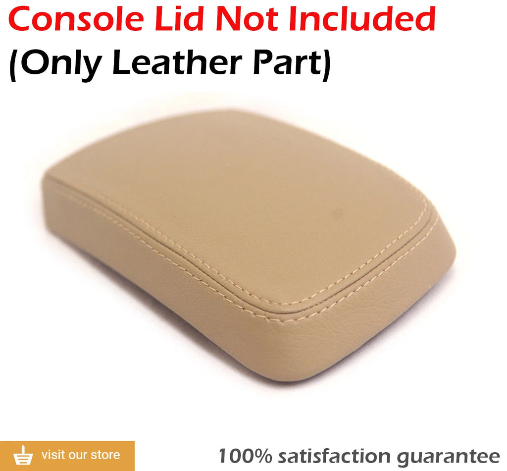 Center Console Armrest Cover for Toyota Yaris (2008–2011) Beige PVC Leather