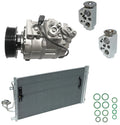 AC Compressor Kit W Condenser for Volkswagen Touareg 3.2L (2007–2010)