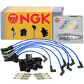 NGK Ignition Coil Wires & 6 Laser Iridium Spark Plugs for Ford Ranger (1998–2011)