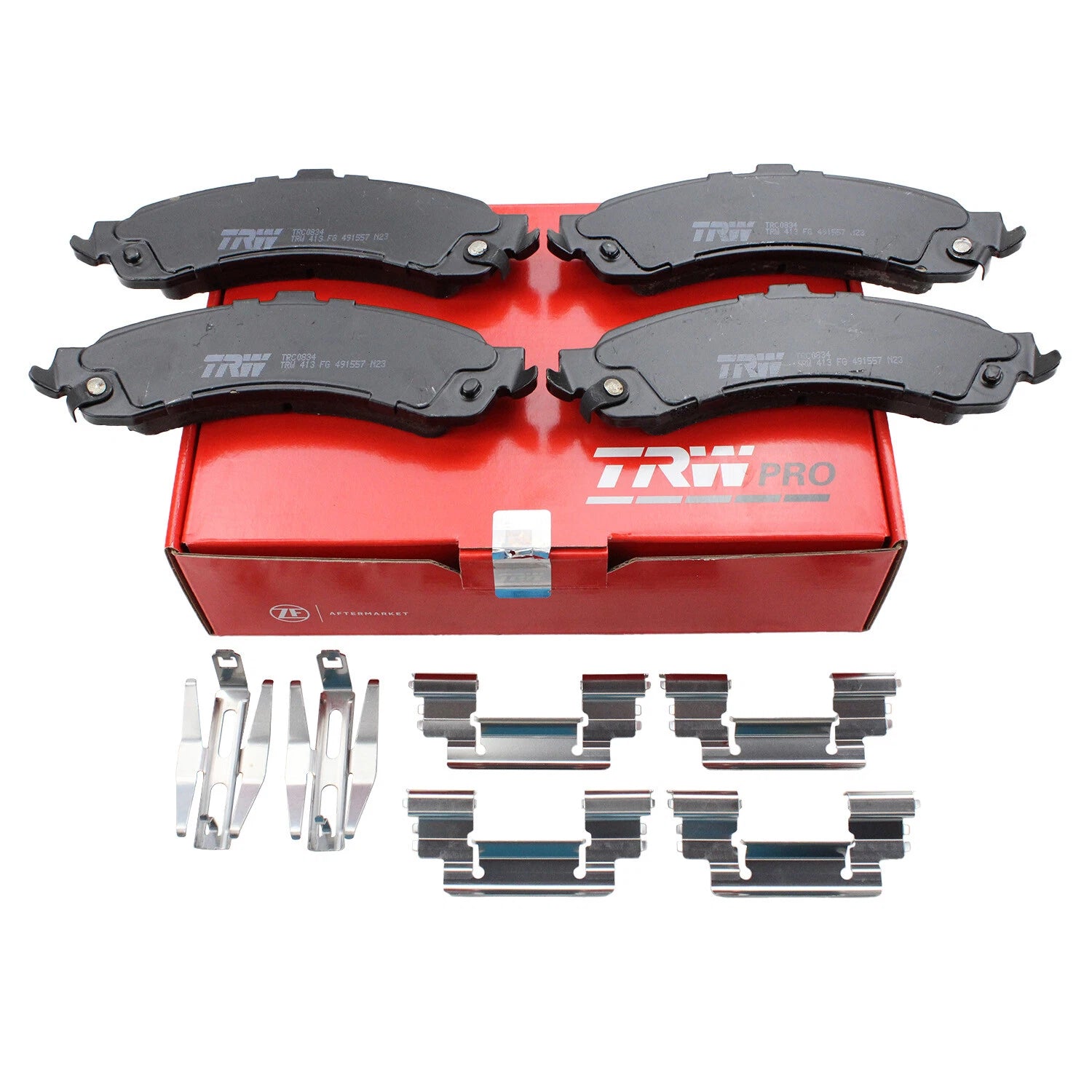 Set of 4 TRW Pro Rear Ceramic Brake Pads for Chevrolet Silverado 1500