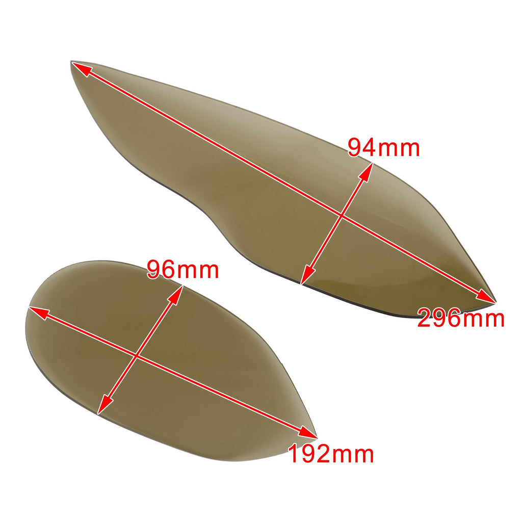 Front Lamp Lens for BMW S1000RR (2015–2018) - Smoke