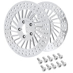 Front Brake Disc Rotors & Bolts for Harley Touring (2000–2007)