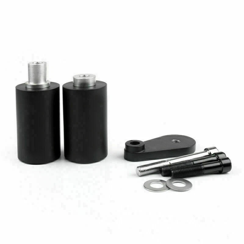 Frame Slider Crash Protector for Yamaha YZF R6 R6S (2003–2008) No Cut Blk