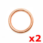 2X Copper Exhaust Pipe Gasket for PIT PRO 150cc 250cc Quad Dirt Bike