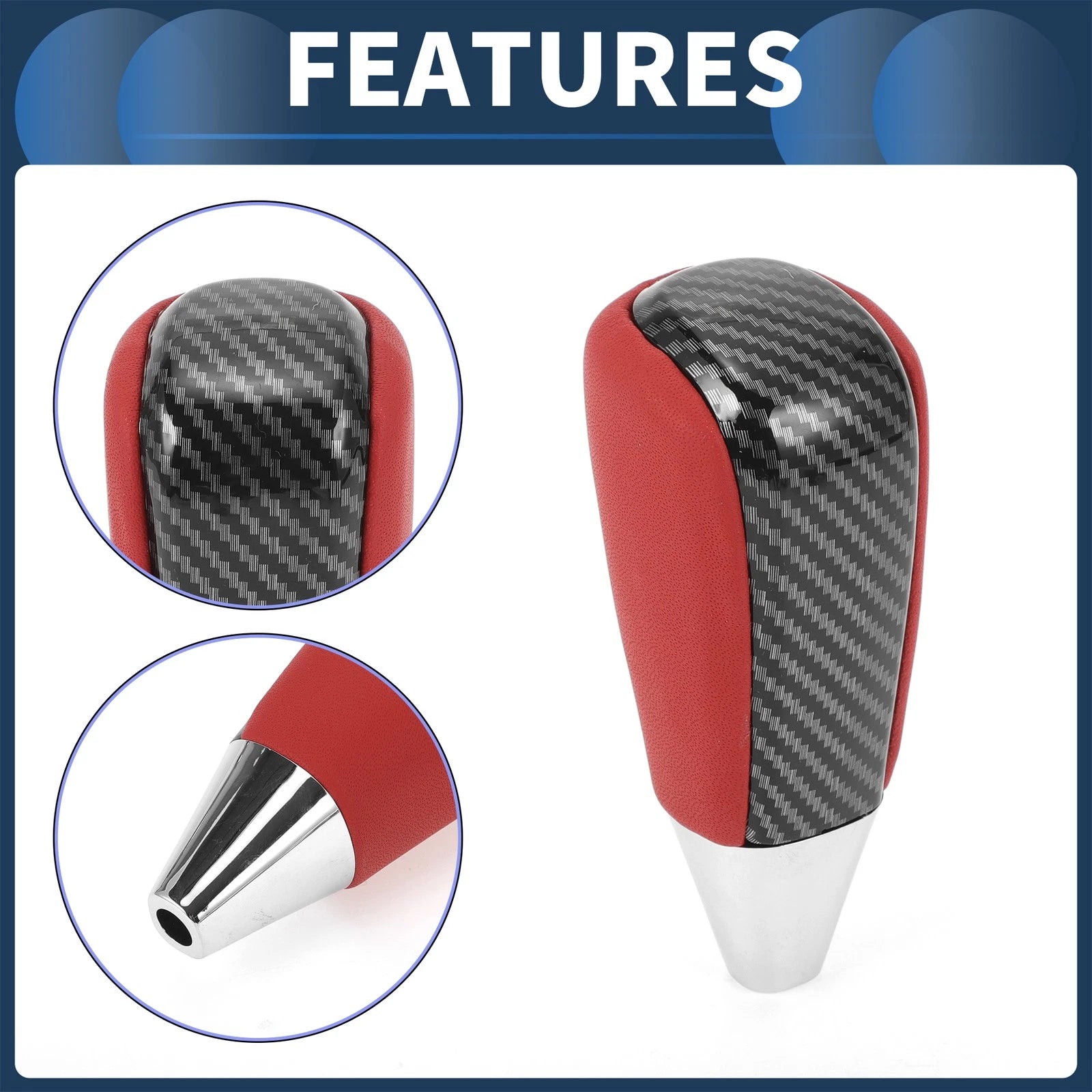 Automatic Gear Shifter Knob for Toyota Land Cruiser (2016–2021) Plastic Leather