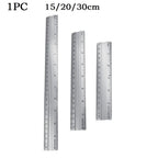 Aluminum Alloy Ruler Set of 3 (15cm, 20cm, 30cm)